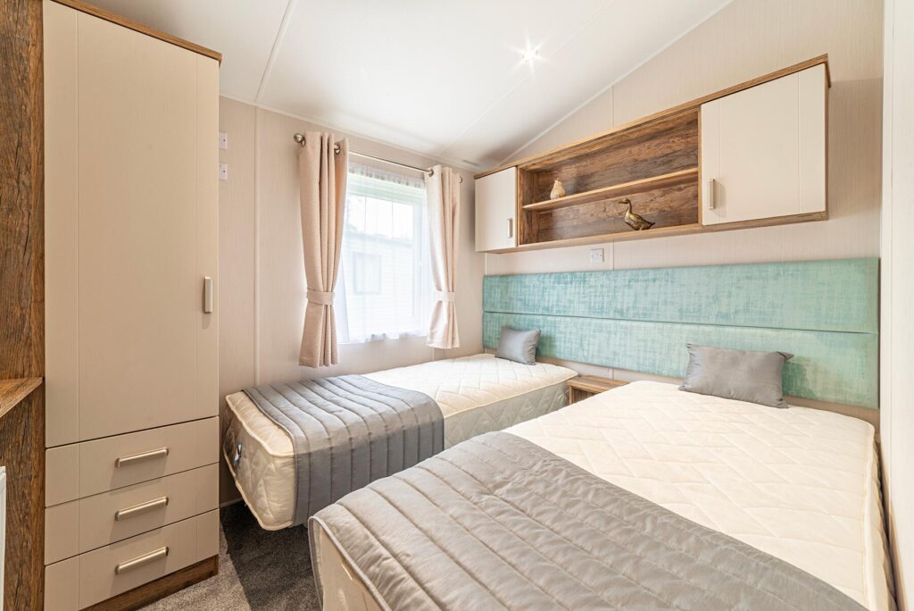 Willerby Sheraton Elite - Large twin beds.