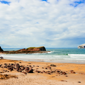 East Lothian beach